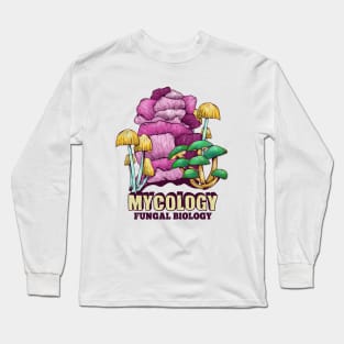 Colourful Mushrooms Long Sleeve T-Shirt